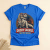 Daddysaurus T-Rex Shirt for Dad, Funny Dinosaur Father Tee