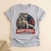 Daddysaurus T-Rex Shirt for Dad, Funny Dinosaur Father Tee