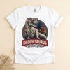 Daddysaurus T-Rex Shirt for Dad, Funny Dinosaur Father Tee