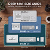 Personalized Leather Desk Mat From Photo, Custom Line Art Dad Gift