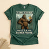 Funny Bigfoot Father Figure Shirt, Dad Bod Beer Tee Gift