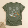 Fishing Dad T-Shirt, Fly Rod Graphic Tee, Gift for Fish-Loving Fathers