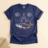 Fishing Dad T-Shirt, Fly Rod Graphic Tee, Gift for Fish-Loving Fathers