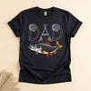 Fishing Dad T-Shirt, Fly Rod Graphic Tee, Gift for Fish-Loving Fathers