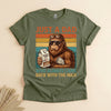 Funny Dad Bigfoot Milk Shirt, Just Came Back With the Milk Tee