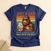 Funny Dad Bigfoot Milk Shirt, Just Came Back With the Milk Tee