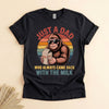 Funny Dad Bigfoot T-Shirt, Came Back With the Milk Tee