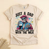 Funny Dad Milk Shirt, Skeleton Cool Dad Tee, Father's Day Gift