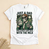 Funny Dad Milk Shirt, Skeleton Tee, Gift for Father's Day