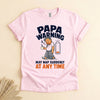 Funny Dad Nap Warning Tee, Humorous Gift for Tired Papas