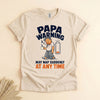 Funny Dad Nap Warning Tee, Humorous Gift for Tired Papas