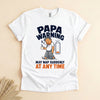Funny Dad Nap Warning Tee, Humorous Gift for Tired Papas