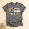 Funny Dad Shirt, Skeleton on Toilet Tee, Hilarious Father Gift