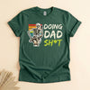 Funny Dad Shirt, Skeleton on Toilet Tee, Hilarious Father Gift