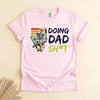 Funny Dad Shirt, Skeleton on Toilet Tee, Hilarious Father Gift