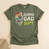 Funny Dad Shirt, Skeleton on Toilet Tee, Hilarious Father Gift