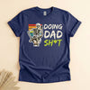 Funny Dad Shirt, Skeleton on Toilet Tee, Hilarious Father Gift
