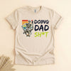 Funny Dad Shirt, Skeleton on Toilet Tee, Hilarious Father Gift
