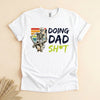 Funny Dad Shirt, Skeleton on Toilet Tee, Hilarious Father Gift