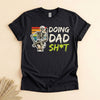 Funny Dad Shirt, Skeleton on Toilet Tee, Hilarious Father Gift