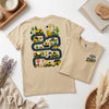 Funny Dad T-Shirt, Tired Dads Club, Play Cars On My Back Tee