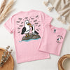 Personalized Tired Dad Seagull T-Shirt, Custom Kids Name Tee