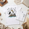 Personalized Tired Dad Seagull T-Shirt, Custom Kids Name Tee