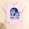 Funny Dad Tax Shirt, Raccoon Father Daughter Retro Tee