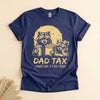 Funny Dad Tax Shirt, Raccoon Father Daughter Retro Tee