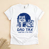 Funny Dad Tax Shirt, Raccoon Father Daughter Retro Tee