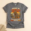 Funny Dad Bigfoot T-Shirt, Always Came Back With the Milk