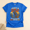 Funny Dad Bigfoot T-Shirt, Always Came Back With the Milk