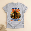 Funny Dad Bigfoot T-Shirt, Always Came Back With the Milk