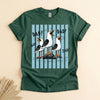 Funny Father's Day Seagull T-Shirt, Screaming Dad Birds Tee