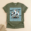 Funny Father's Day Seagull T-Shirt, Screaming Dad Birds Tee