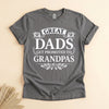 Funny Grandpa Shirt for Dads, Great Dads Get Promoted to Grandpas Tee