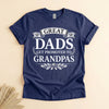 Funny Grandpa Shirt for Dads, Great Dads Get Promoted to Grandpas Tee