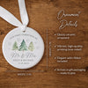 Personalized Newlywed Christmas Ornament, Custom Name Married Gift