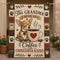 Chihuahua Grandma Quilted Blanket, Coffee Lover Gift