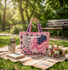 Breast Cancer Awareness Tote Bag, Faith Hope Cure Pink Ribbon Gift