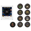 Christmas Music Fridge Magnet Set, 9 Vinyl Disc Songs, Holiday Decor