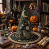 Quilted Witch Hat, Moon Garden Frog Cottagecore Halloween