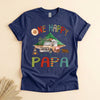 Happy Camper Papa Shirt, Retro Camping Tee, Father's Day Gift