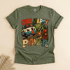 Happy Camping Papa Shirt, Retro Campfire Tee for Dads