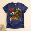 Happy Camping Papa Shirt, Retro Campfire Tee for Dads