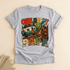 Happy Camping Papa Shirt, Retro Campfire Tee for Dads
