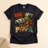 Happy Camping Papa Shirt, Retro Campfire Tee for Dads