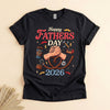Happy Fathers Day 2026 T-Shirt, Retro Dad Handshake Tee