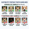 Personalized Pet Photo Doormat, Custom Dog Cat Name Welcome Mat