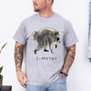 Funny Jimothy  Raccoon Graphic Tee, Chubby Trash Panda Shirt, Animal Lover Gift